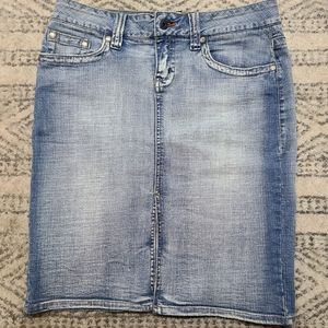 HYDRAULIC Denim Skirt with Front Slit -9/10